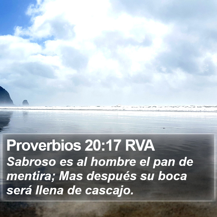 Proverbios 20:17 RVA Bible Study