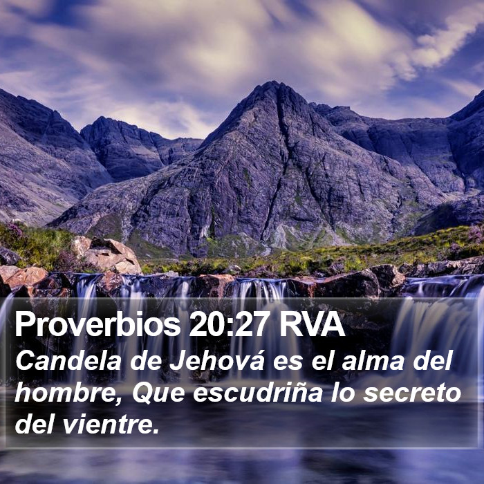 Proverbios 20:27 RVA Bible Study