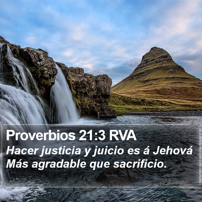 Proverbios 21:3 RVA Bible Study