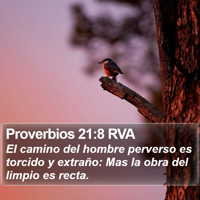 Proverbios 21:8 RVA Bible Study