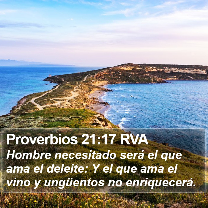 Proverbios 21:17 RVA Bible Study