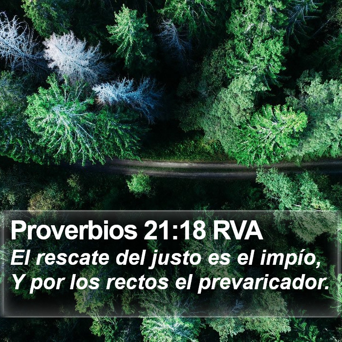 Proverbios 21:18 RVA Bible Study