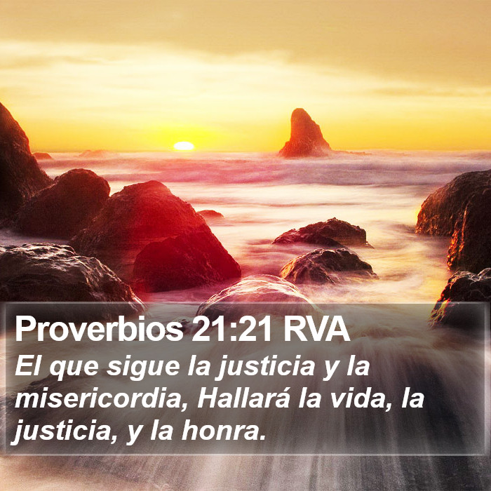 Proverbios 21:21 RVA Bible Study