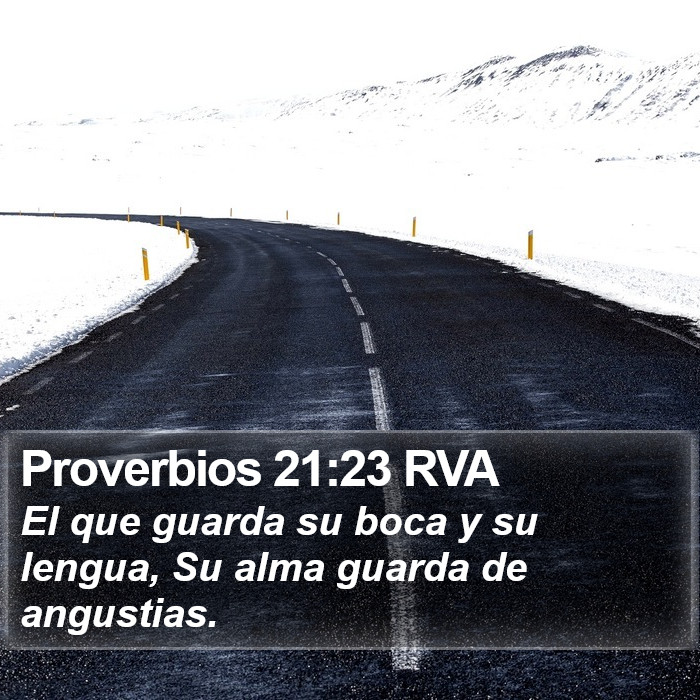 Proverbios 21:23 RVA Bible Study