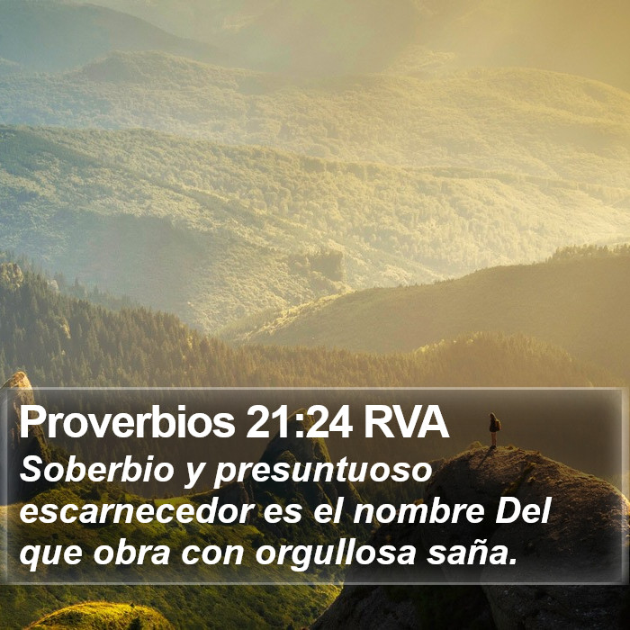 Proverbios 21:24 RVA Bible Study