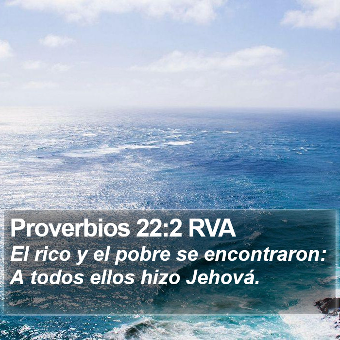 Proverbios 22:2 RVA Bible Study