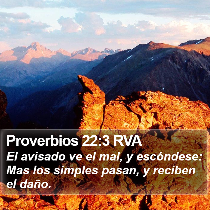 Proverbios 22:3 RVA Bible Study