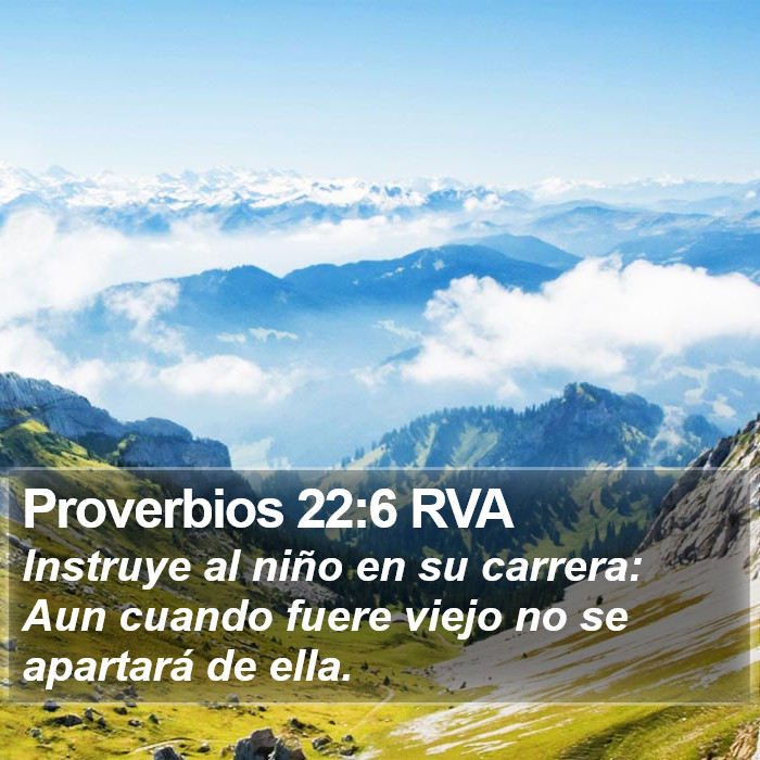 Proverbios 22:6 RVA Bible Study