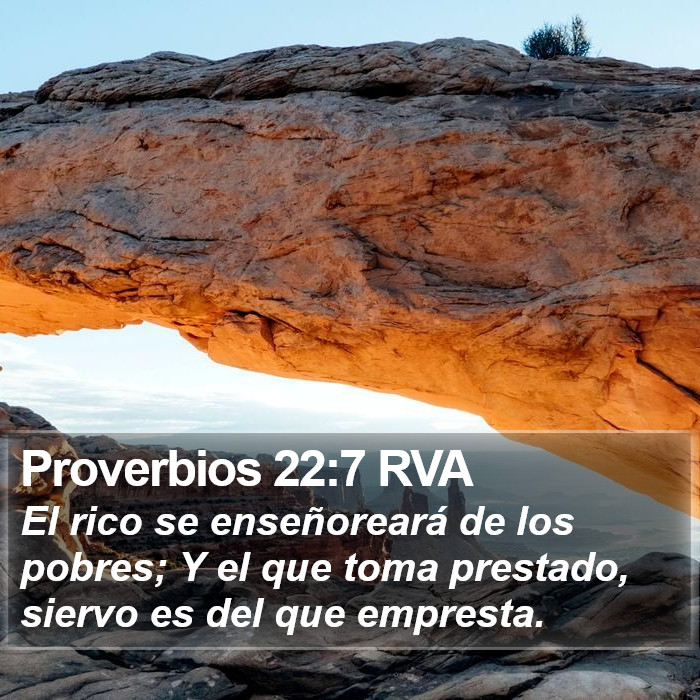 Proverbios 22:7 RVA Bible Study