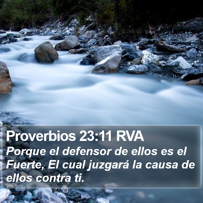 Proverbios 23:11 RVA Bible Study