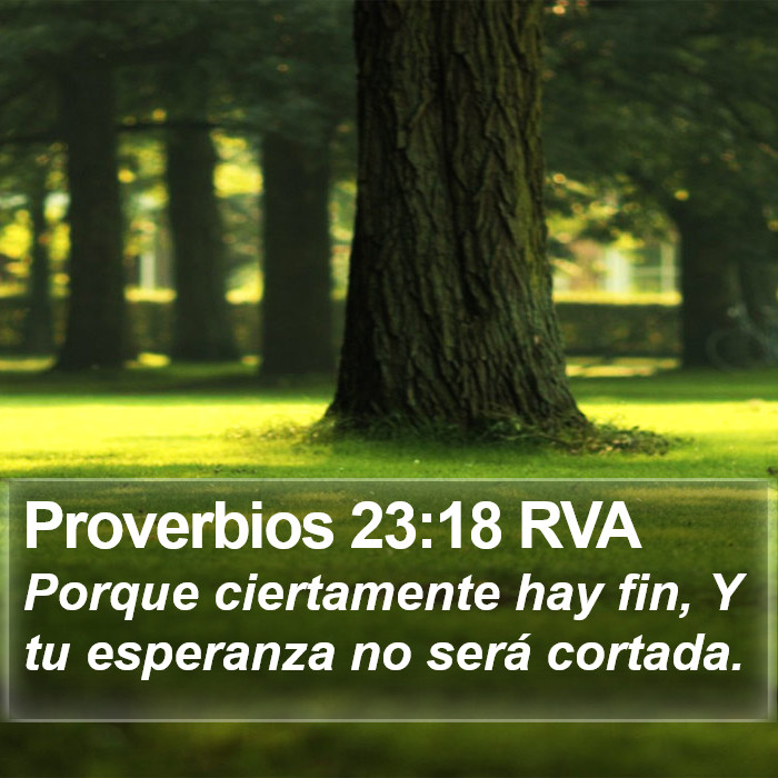 Proverbios 23:18 RVA Bible Study