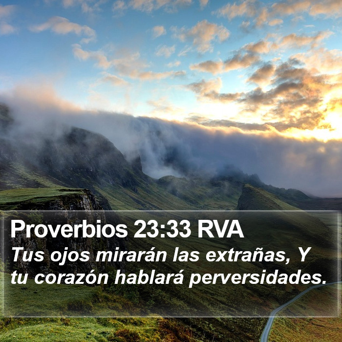 Proverbios 23:33 RVA Bible Study