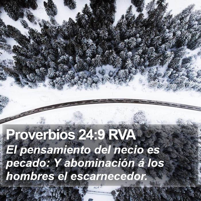 Proverbios 24:9 RVA Bible Study