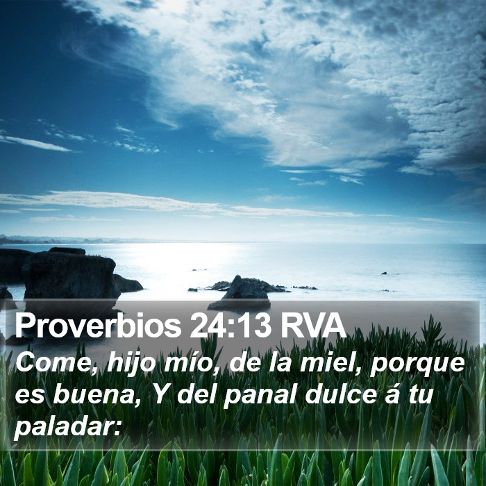 Proverbios 24:13 RVA Bible Study