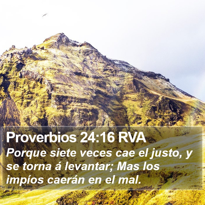 Proverbios 24:16 RVA Bible Study