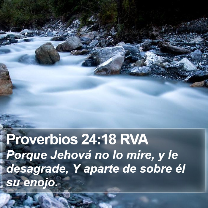 Proverbios 24:18 RVA Bible Study