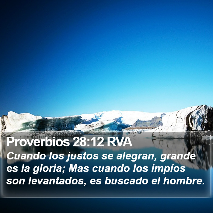 Proverbios 28:12 RVA Bible Study