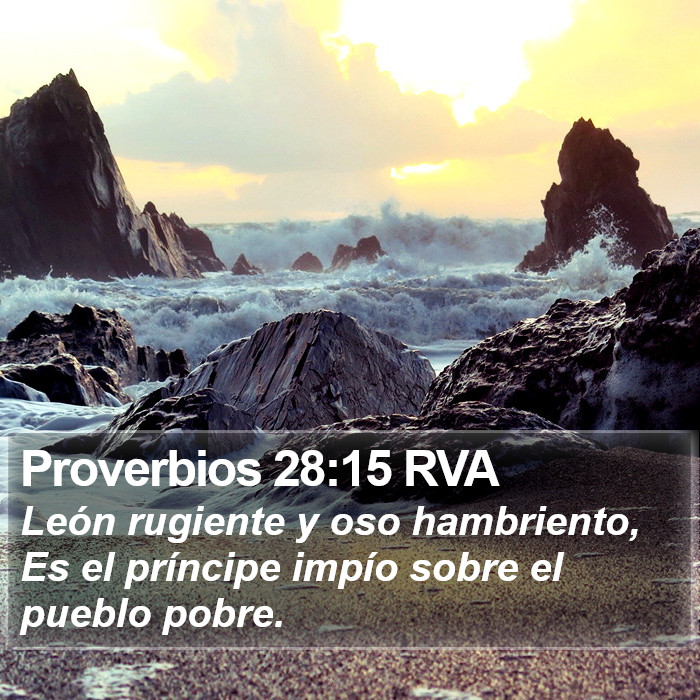 Proverbios 28:15 RVA Bible Study