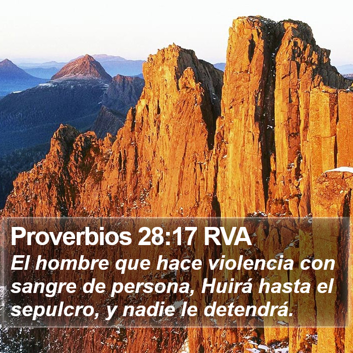 Proverbios 28:17 RVA Bible Study