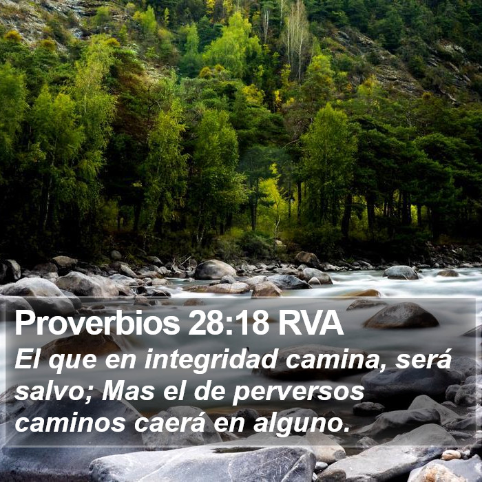 Proverbios 28:18 RVA Bible Study