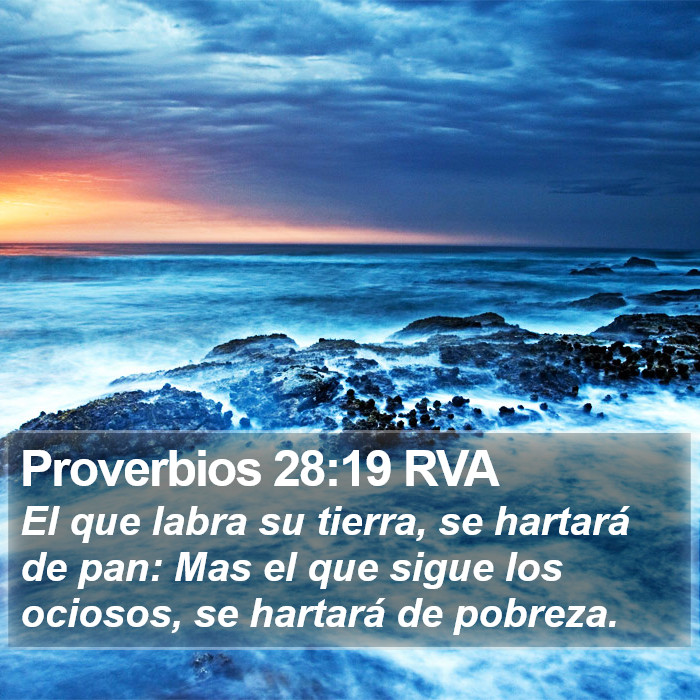 Proverbios 28:19 RVA Bible Study