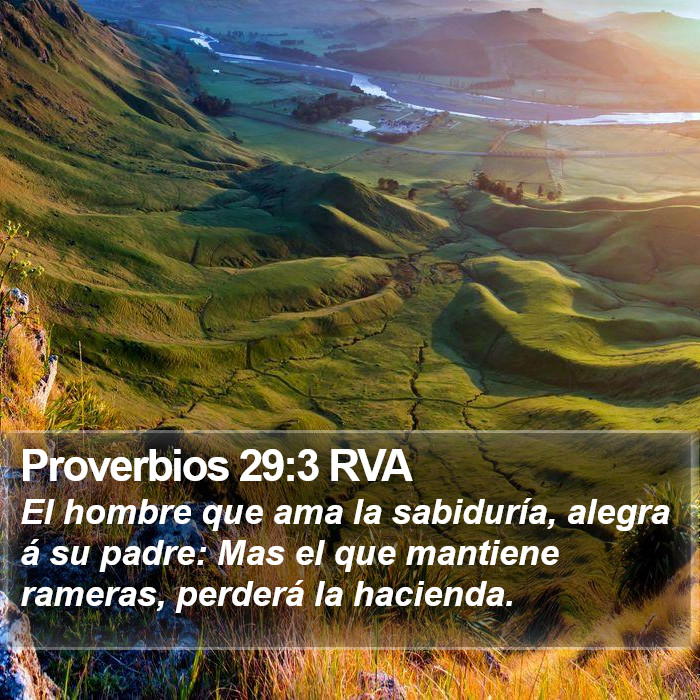 Proverbios 29:3 RVA Bible Study