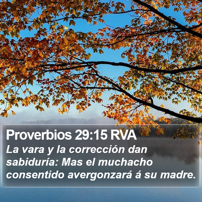 Proverbios 29:15 RVA Bible Study