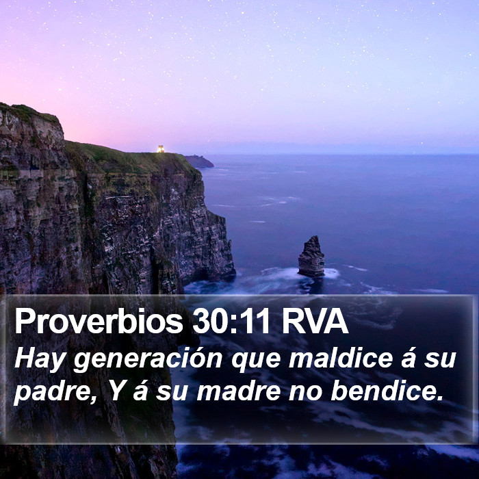 Proverbios 30:11 RVA Bible Study