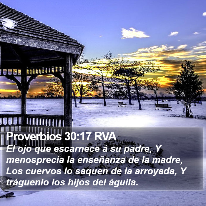 Proverbios 30:17 RVA Bible Study