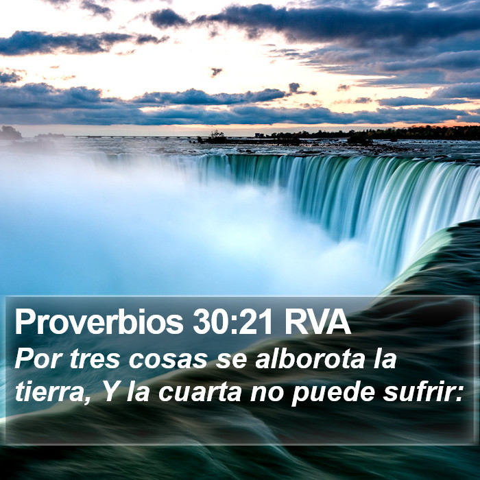 Proverbios 30:21 RVA Bible Study