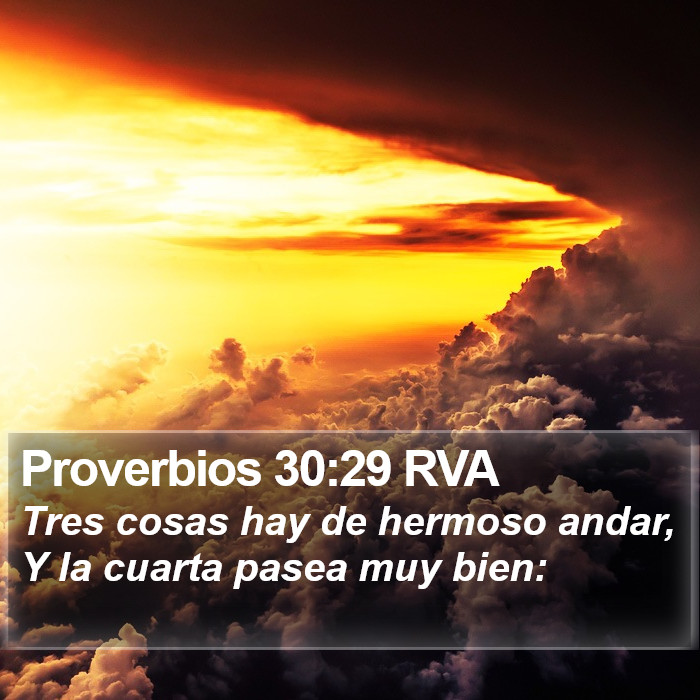 Proverbios 30:29 RVA Bible Study