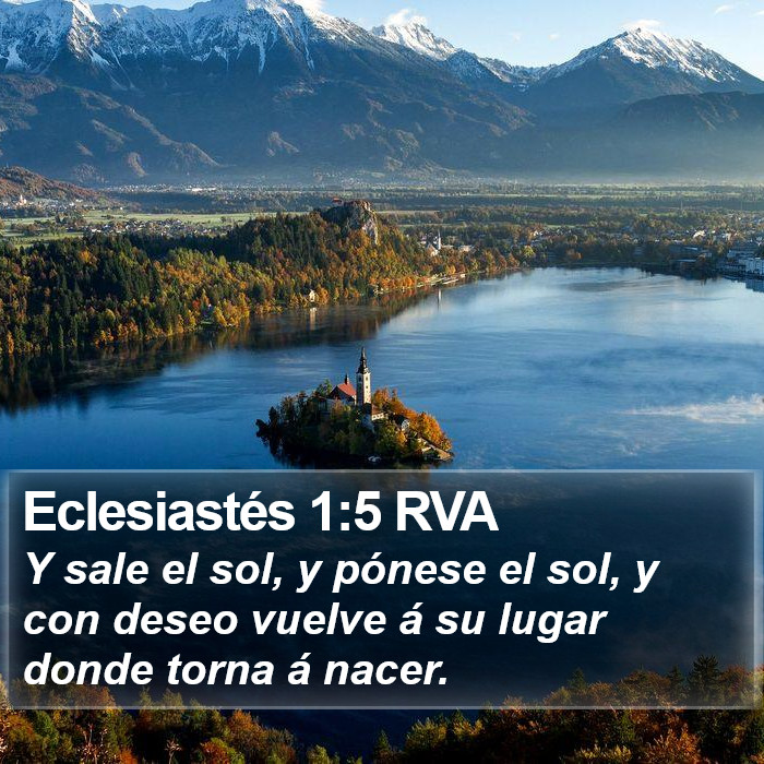 Eclesiastés 1:5 RVA Bible Study