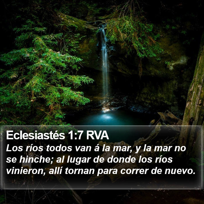 Eclesiastés 1:7 RVA Bible Study