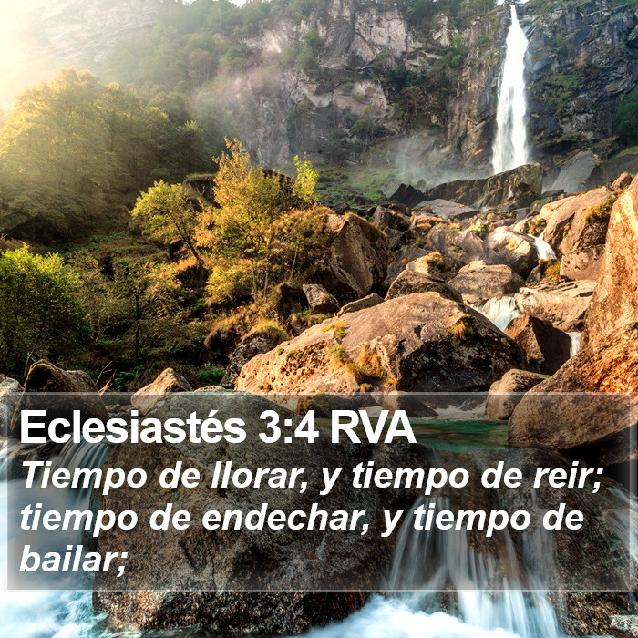 Eclesiastés 3:4 RVA Bible Study