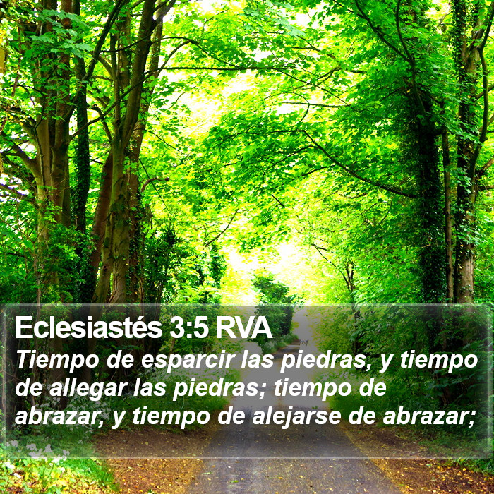 Eclesiastés 3:5 RVA Bible Study