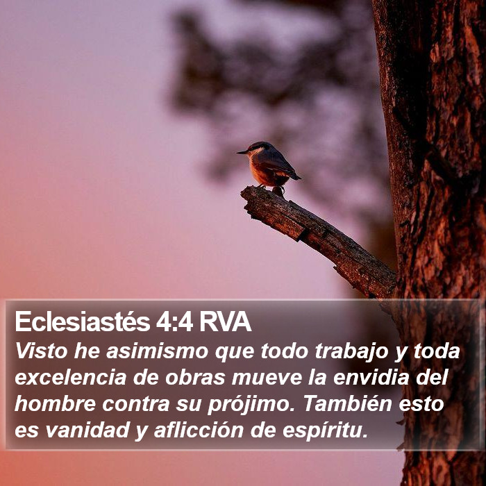 Eclesiastés 4:4 RVA Bible Study