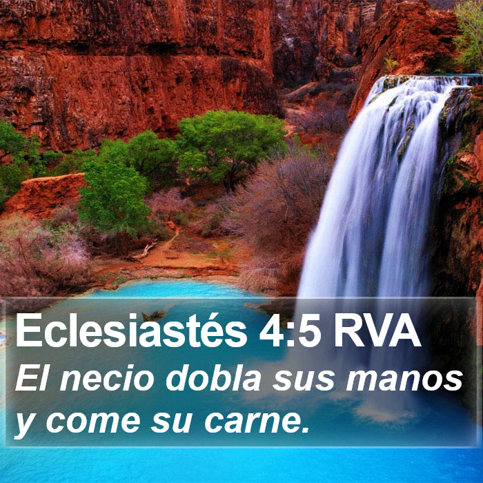 Eclesiastés 4:5 RVA Bible Study
