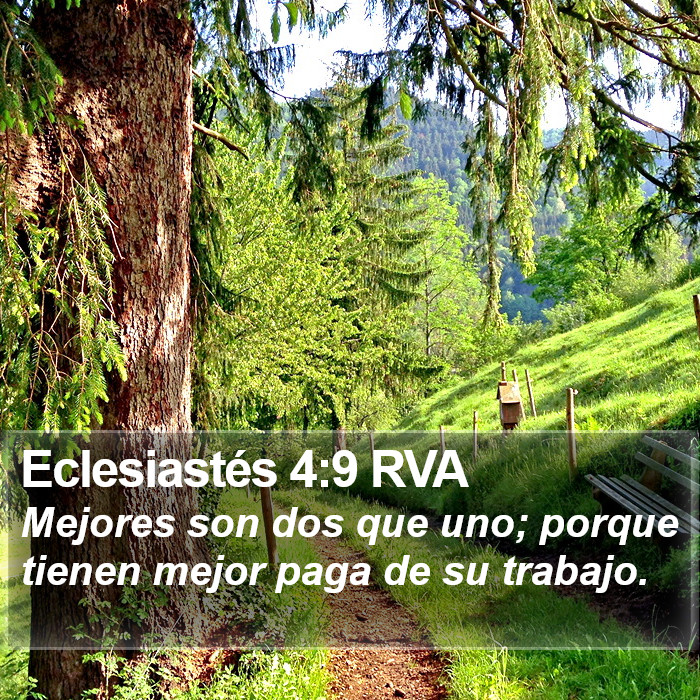 Eclesiastés 4:9 RVA Bible Study
