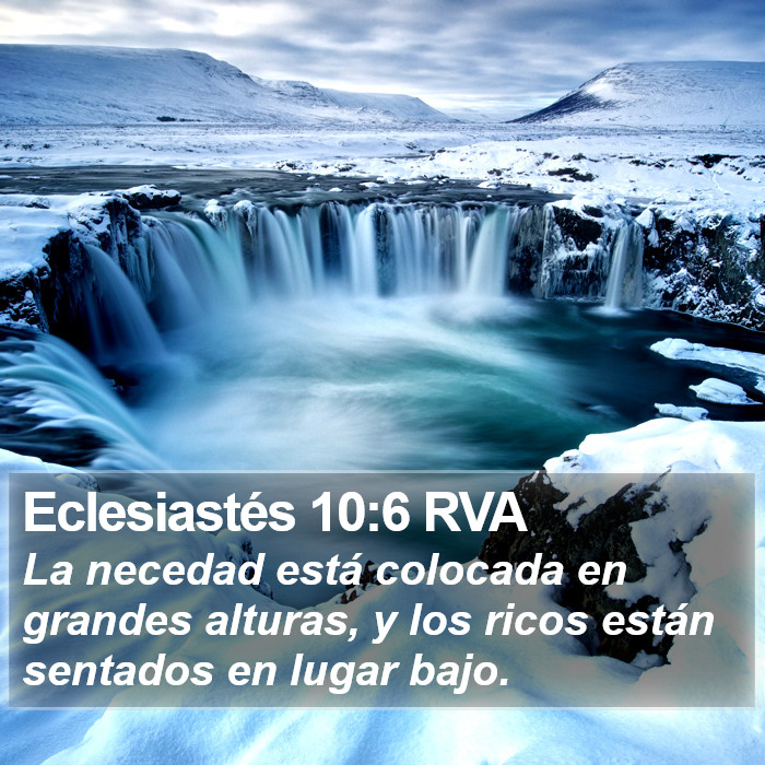 Eclesiastés 10:6 RVA Bible Study