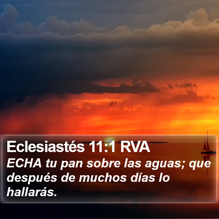 Eclesiastés 11:1 RVA Bible Study