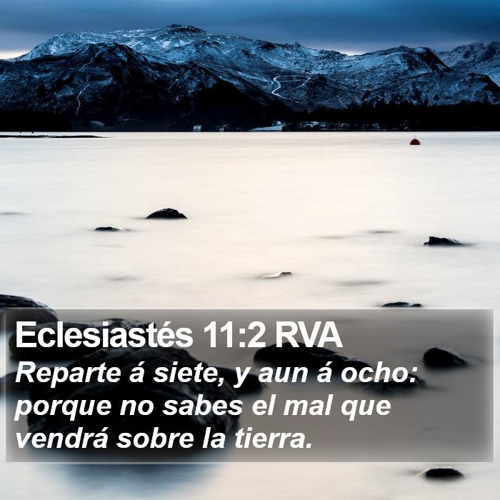 Eclesiastés 11:2 RVA Bible Study