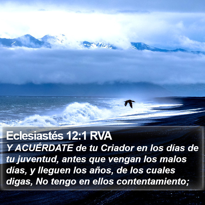 Eclesiastés 12:1 RVA Bible Study