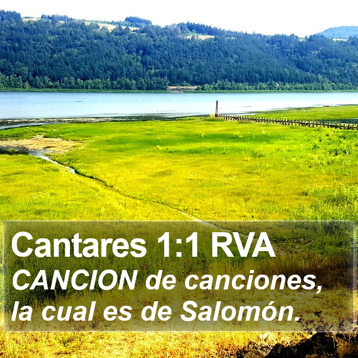 Cantares 1:1 RVA Bible Study