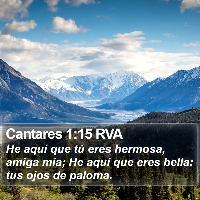 Cantares 1:15 RVA Bible Study