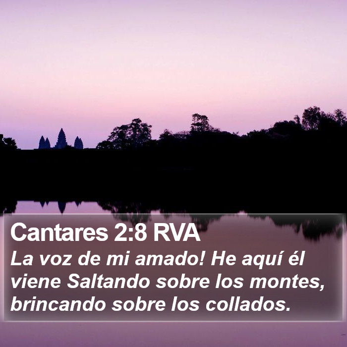 Cantares 2:8 RVA Bible Study