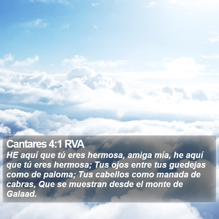 Cantares 4:1 RVA Bible Study