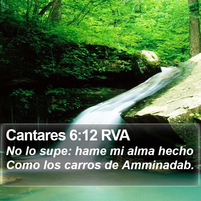 Cantares 6:12 RVA Bible Study