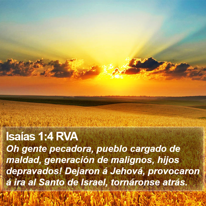 Isaías 1:4 RVA Bible Study