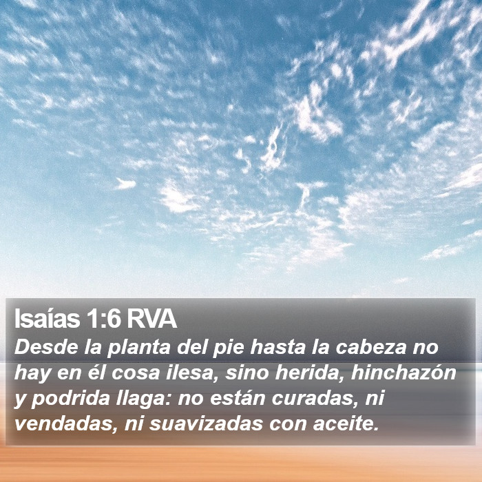 Isaías 1:6 RVA Bible Study