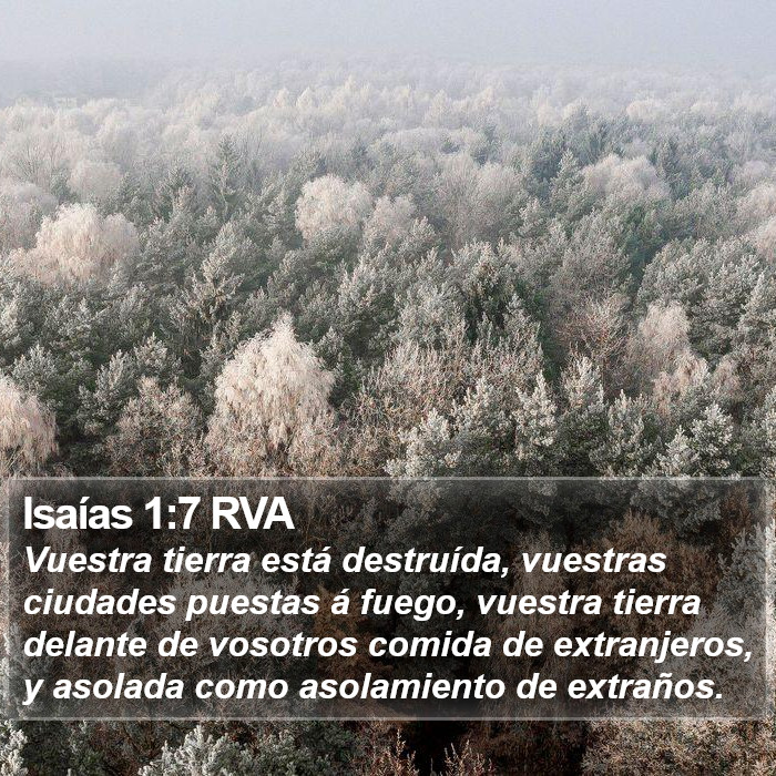 Isaías 1:7 RVA Bible Study